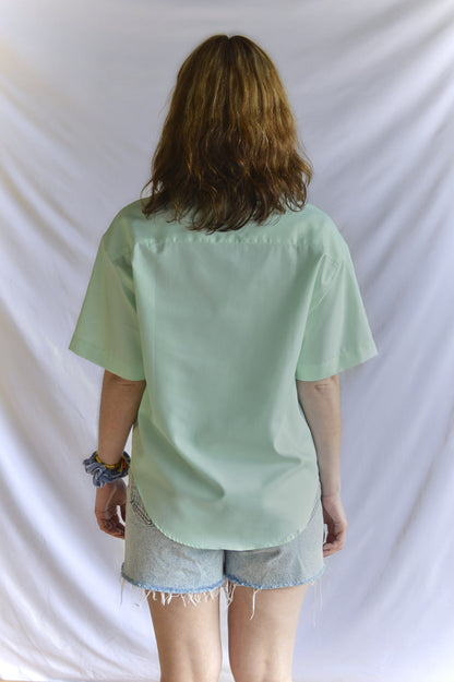 Chemise vert pastel